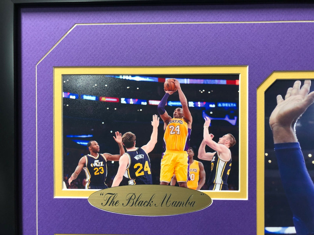 Kobe Bryant Final Game Authentic Confetti Frame 8x10 Collage Ticket Last Retire