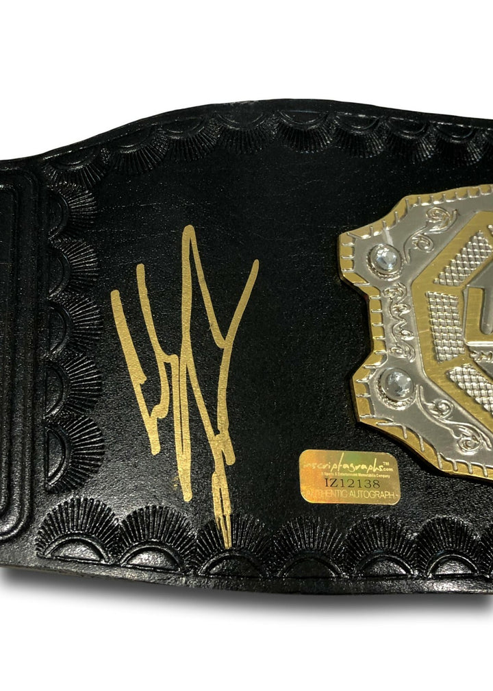 Donald Cowboy Cerrone Signed UFC Belt COA Inscriptagraphs Autograph Memorabilia