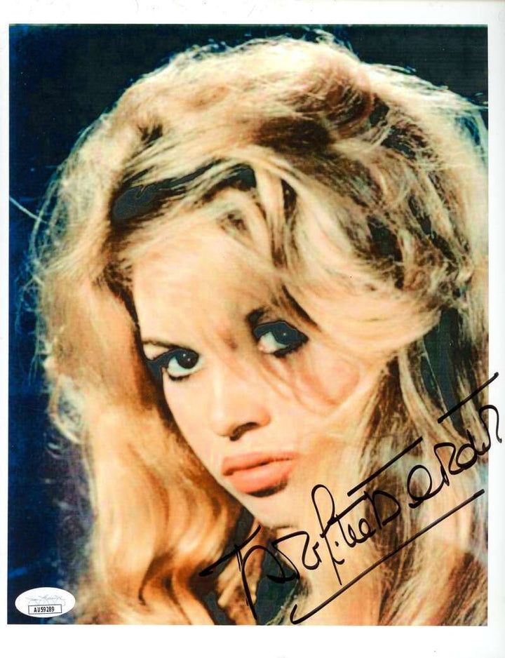 Brigitte Bardot JSA Coa Signed 8x10 Photograph Autograph
