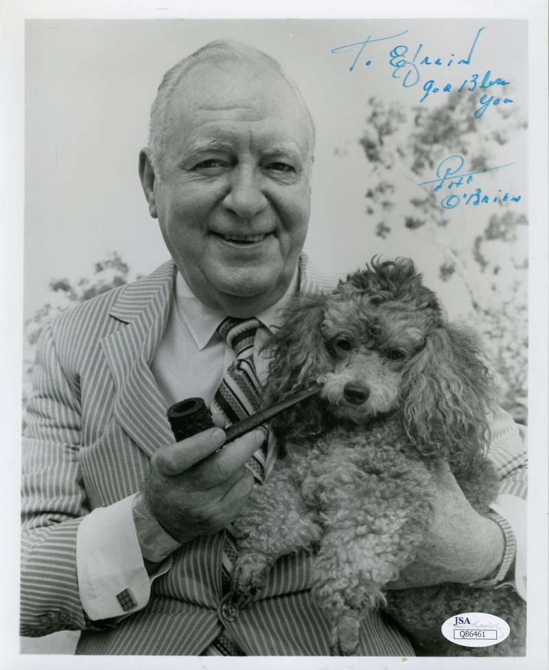 Pat O`brien Jsa Cert Hand Signed 8x10 Photo Authenticated Autograph