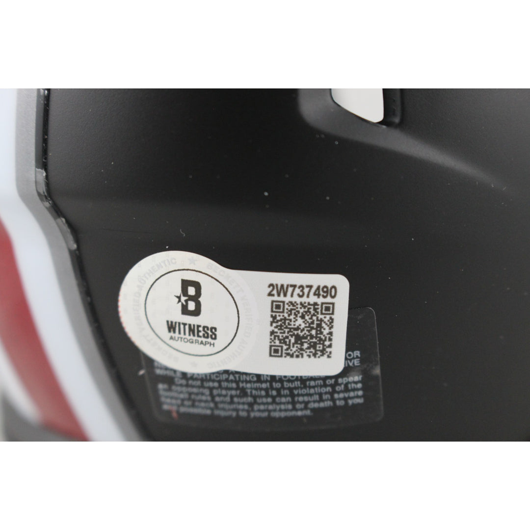 Jack Sawyer Autographed Ohio State Buckeyes Black Mini Helmet Beckett 49617
