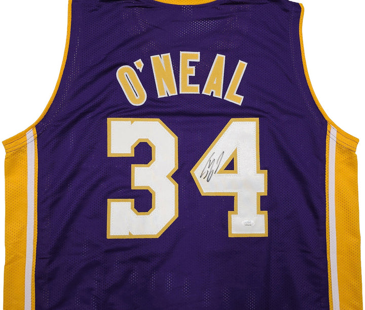 Los Angeles Lakers Shaquille Shaq O'Neal Signed Purple Jersey JSA