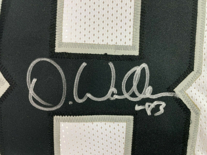 Darren Waller Autographed Las Vegas Raiders White Jersey COA Inscriptagraphs JSA