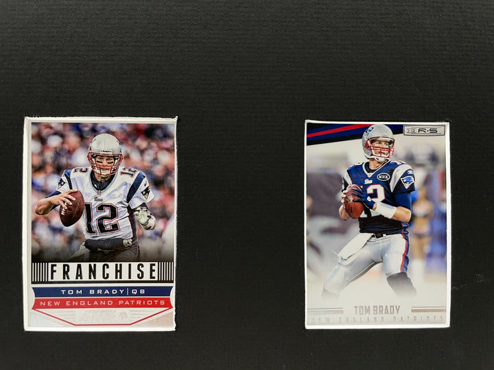Tom Brady Framed 10 Football Card Collage Tampa Buccaneers New England Patriots