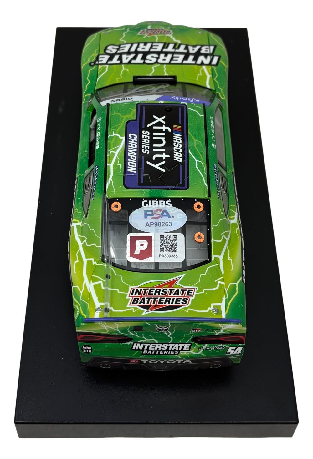 Ty Gibbs Signed 1:24 2022 NASCAR XFinity Series Champion Die-Cast Car PSA/DNA