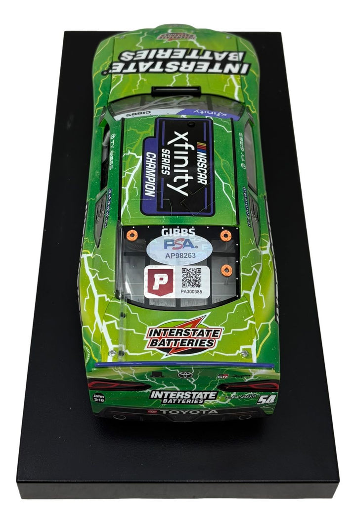 Ty Gibbs Signed 1:24 2022 NASCAR XFinity Series Champion Die-Cast Car PSA/DNA