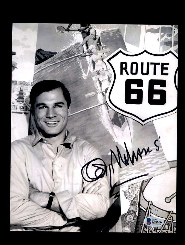 George Maharis BAS Beckett Coa Signed 8x10 Route 66 Photo Autograph