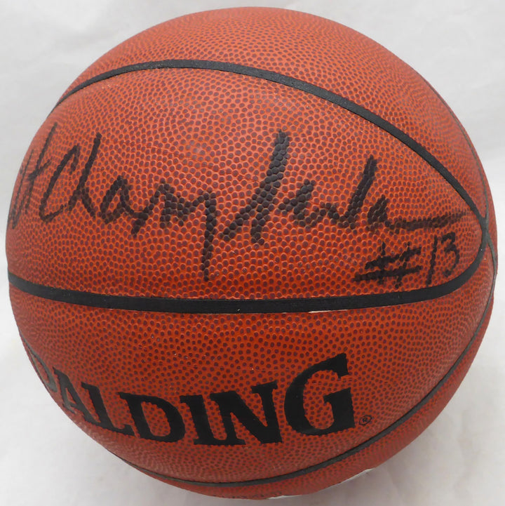 Wilt Chamberlain Signed Official Spalding Basketball Lakers Beckett #AC74587