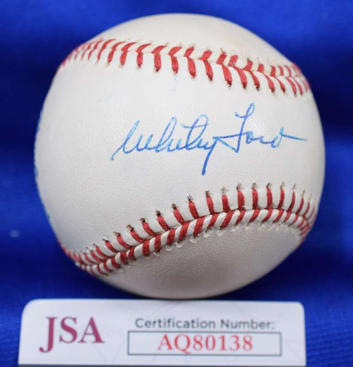 Whitey Ford JSA Autographed American League Signed OAL Baseball