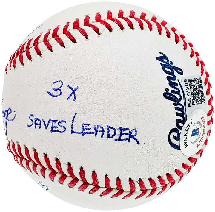 Rich "Goose" Gossage Signed MLB Baseball St. Louis Cardinals 6 Stats Beckett