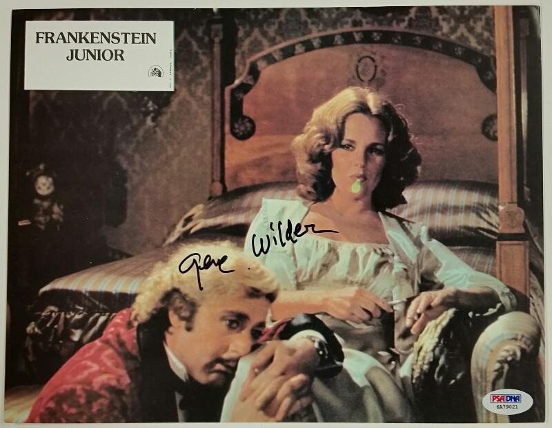 GENE WILDER Signed 8.5x11 Original Lobby Card #5 YOUNG FRANKENSTEIN PSA/DNA COA
