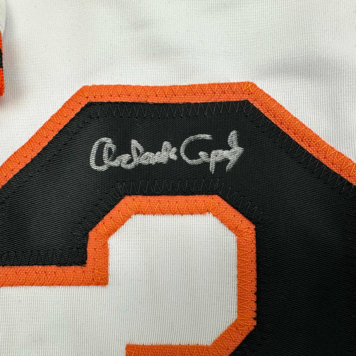 Autographed/Signed Orlando Cepeda San Francisco White Jersey Beckett BAS COA