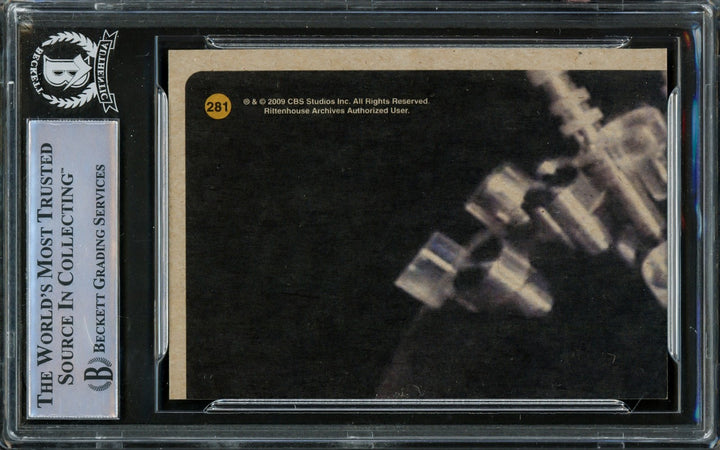 William Shatner Auto 2009 Rittenhouse Card 281 Star Trek 40 Anniversary Beckett