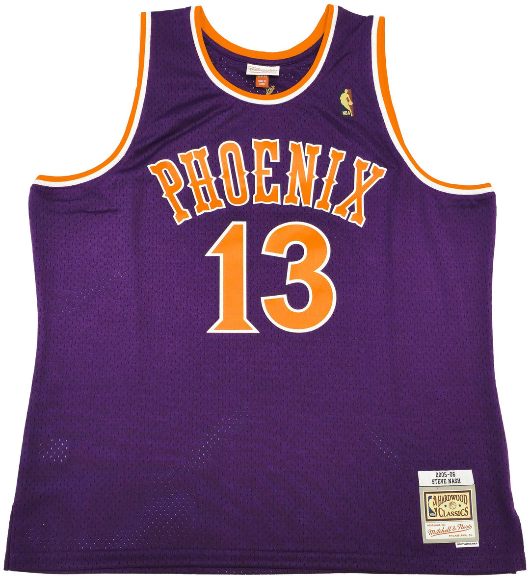 Suns Steve Nash Auto Purple AUTH Mitchell Ness 05-06 HWC Swingman Jersey XXL BAS