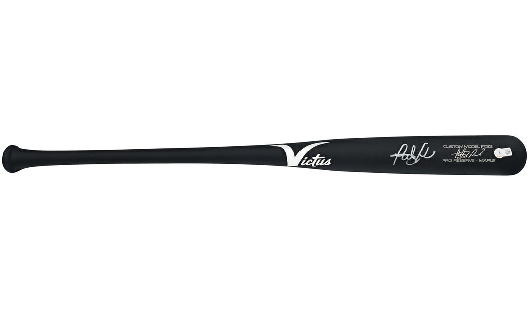 Fernando Tatis Jr Auto Matte Black Victus Game Model Baseball Bat Padres Beckett