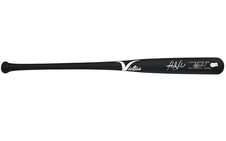 Fernando Tatis Jr Auto Matte Black Victus Game Model Baseball Bat Padres Beckett