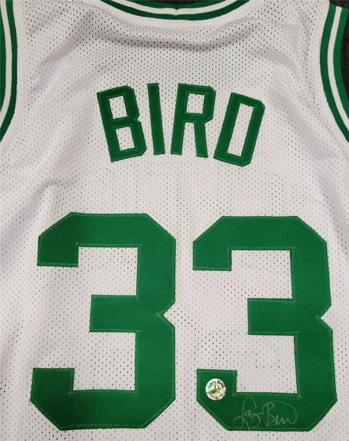 Larry Bird signed White Boston Celtics Jersey Autograph ~ Bird Hologram