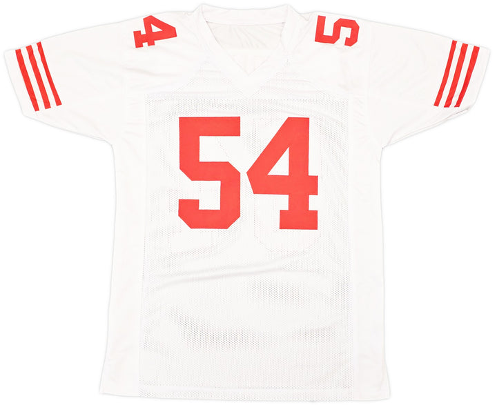 San Francisco 49ers Fred Warner Signed White Jersey Beckett Witness