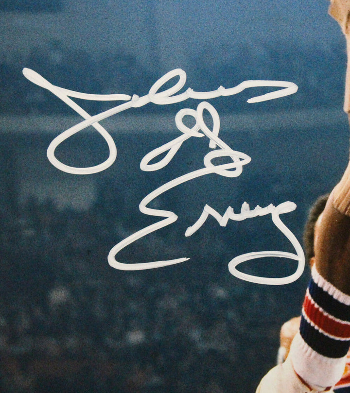 Julis Erving Autographed/Signed Philadelphia 76ers 16x20 Photo Beckett 39675