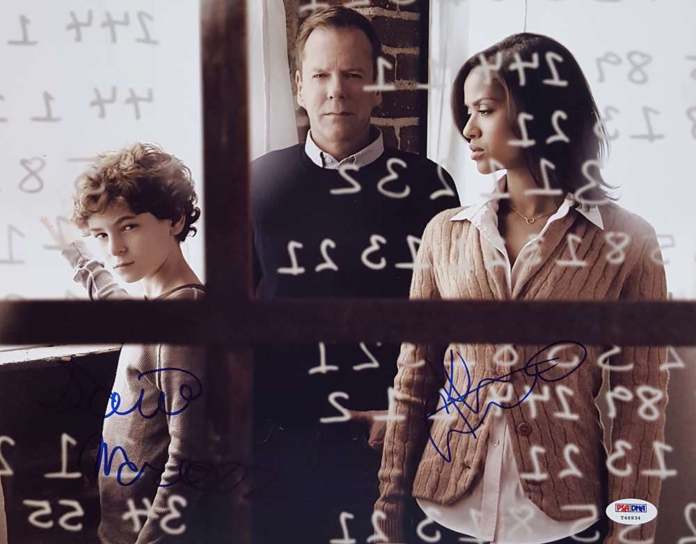 Kiefer Sutherland David Mazouz Signed Touch 11x14 Photo PSA/DNA T46934