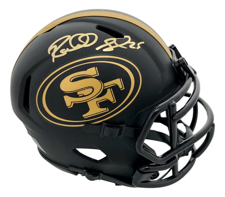 Richard Sherman Signed San Francisco 49ers Eclipse Black Mini Helmet JSA COA