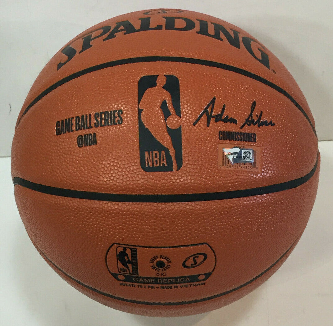 Clyde Drexler signed Spalding Basketball INS The Glide autograph HOF Fanatics