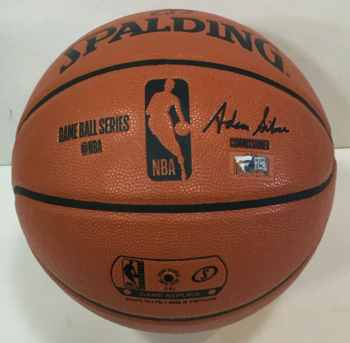 Clyde Drexler signed Spalding Basketball INS The Glide autograph HOF Fanatics