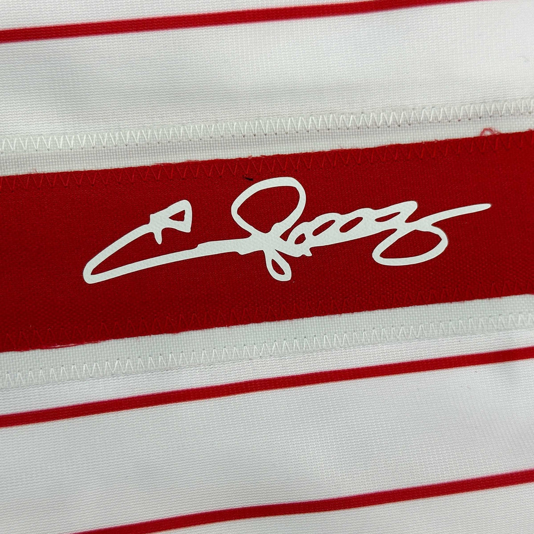 Facsimile Autographed Jimmy Rollins Philadelphia Pinstripe Reprint Jersey XL