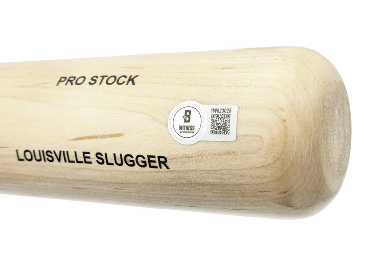 Gunnar Henderson Auto Blonde L Slugger Pro Stock Baseball Bat Orioles Beckett