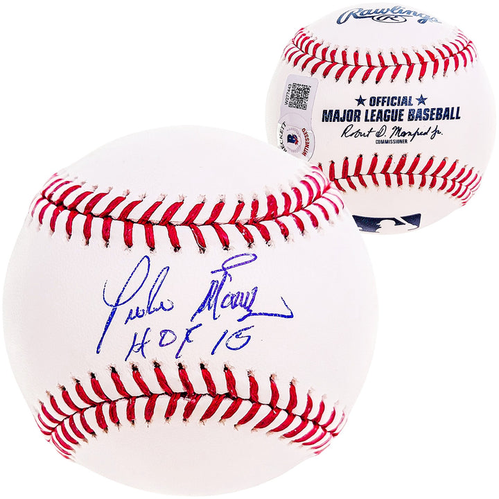 Pedro Martinez Signed Official MLB Baseball Red Sox "HOF 15" Beckett Witness