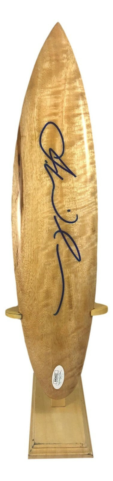 Julian Wilson Hand Signed Wooden Mini Surf Board W/Stand JSA COA Autographed