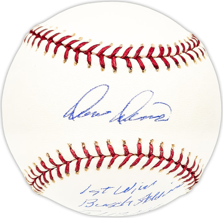 Don Dennis Signed MLB Baseball St. Louis Cardinals Beckett QR