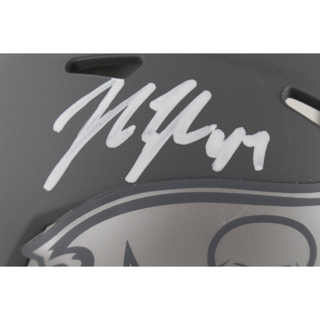 John Lynch Autographed Tampa Bay Buccaneers Slate Mini Helmet Beckett 49976