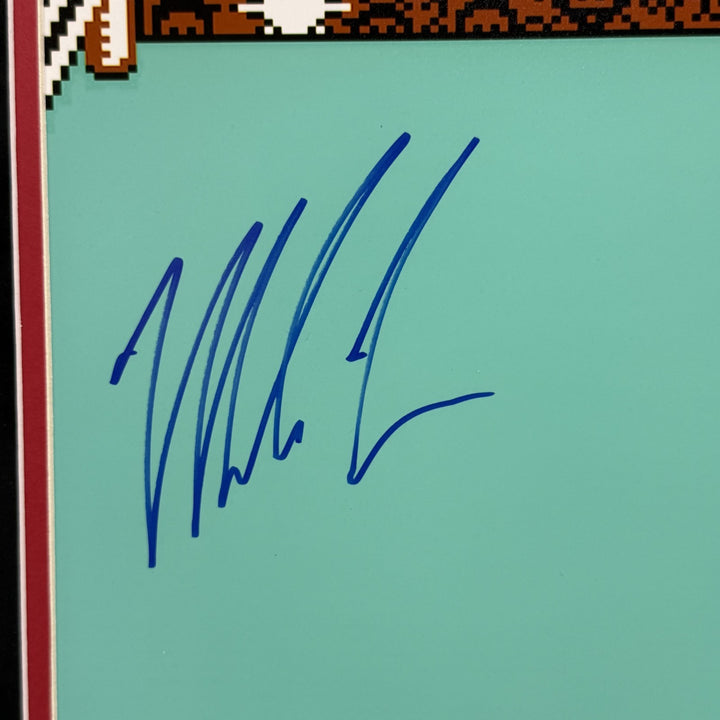 Mike Tyson Signed Custom Framed 16x20 Punch Out Photo PSA Autographed
