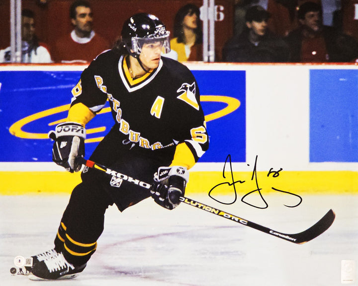 Jaromir Jagr Autographed Signed 16x20 Photo Pittsburgh Penguins Beckett Witness