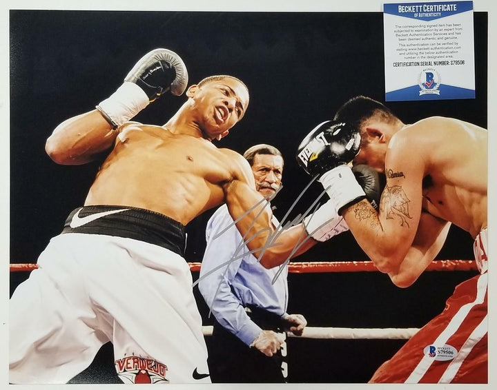Felix Verdejo signed 11x14 photo #3 Boxing Autograph ~ Beckett BAS COA