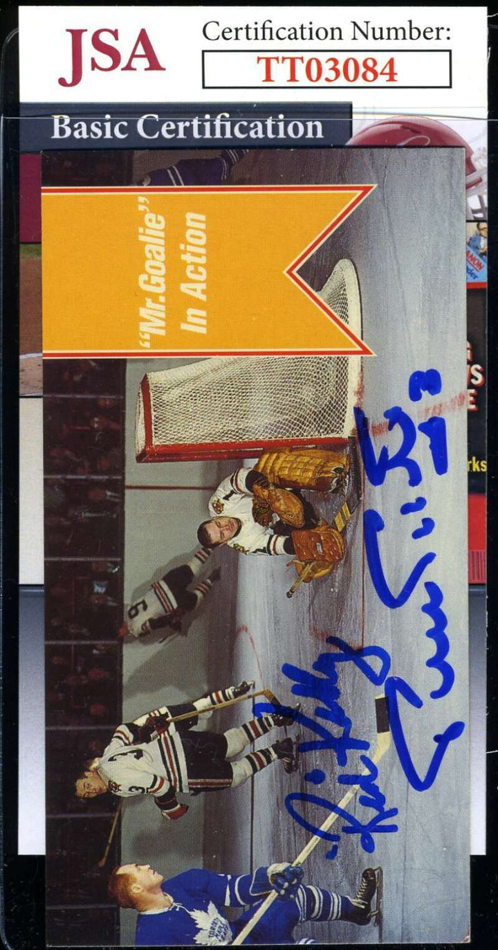 Red Kelly Pierre Pilote JSA Coa Autograph 1994 Parkhurst Mr. Goalie Signed