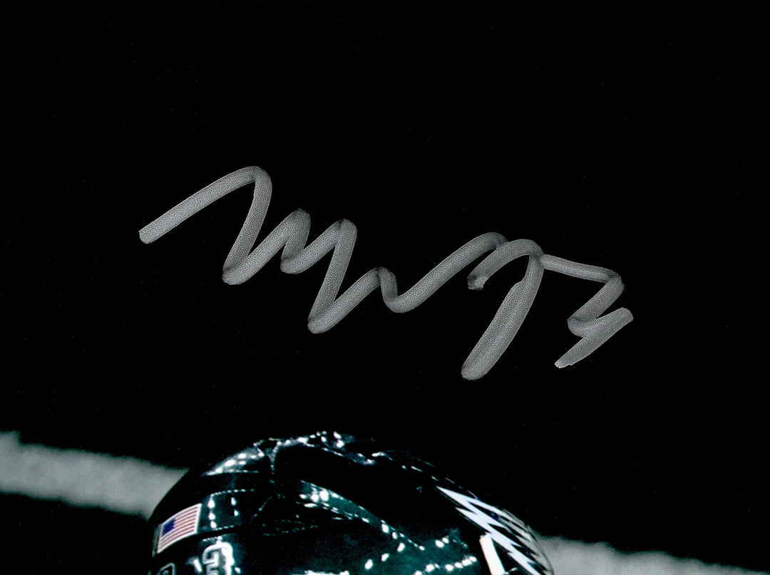 Milton Williams Auto 16x20 Photo Eagles Super Bowl LIX Sack Patrick Mahomes BAS