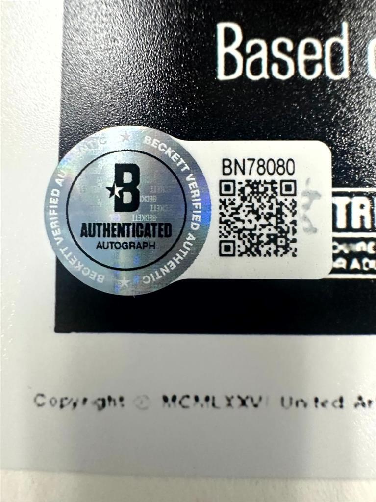 Sissy Spacek signed Carrie 12x18 Movie Poster Photo autograph (B) ~ Beckett BAS