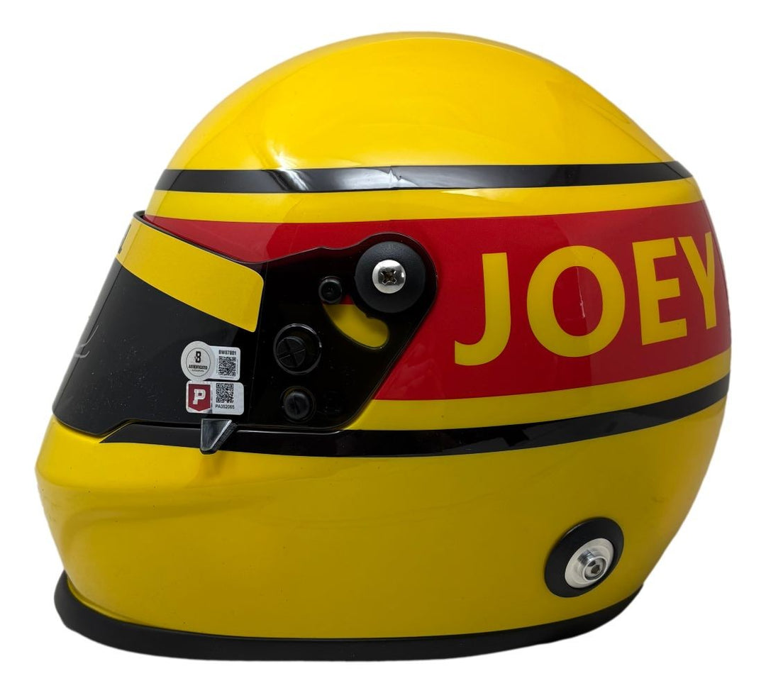 Joey Logano Signed NASCAR Pennzoil Full Size Replica Racing Helmet BAS