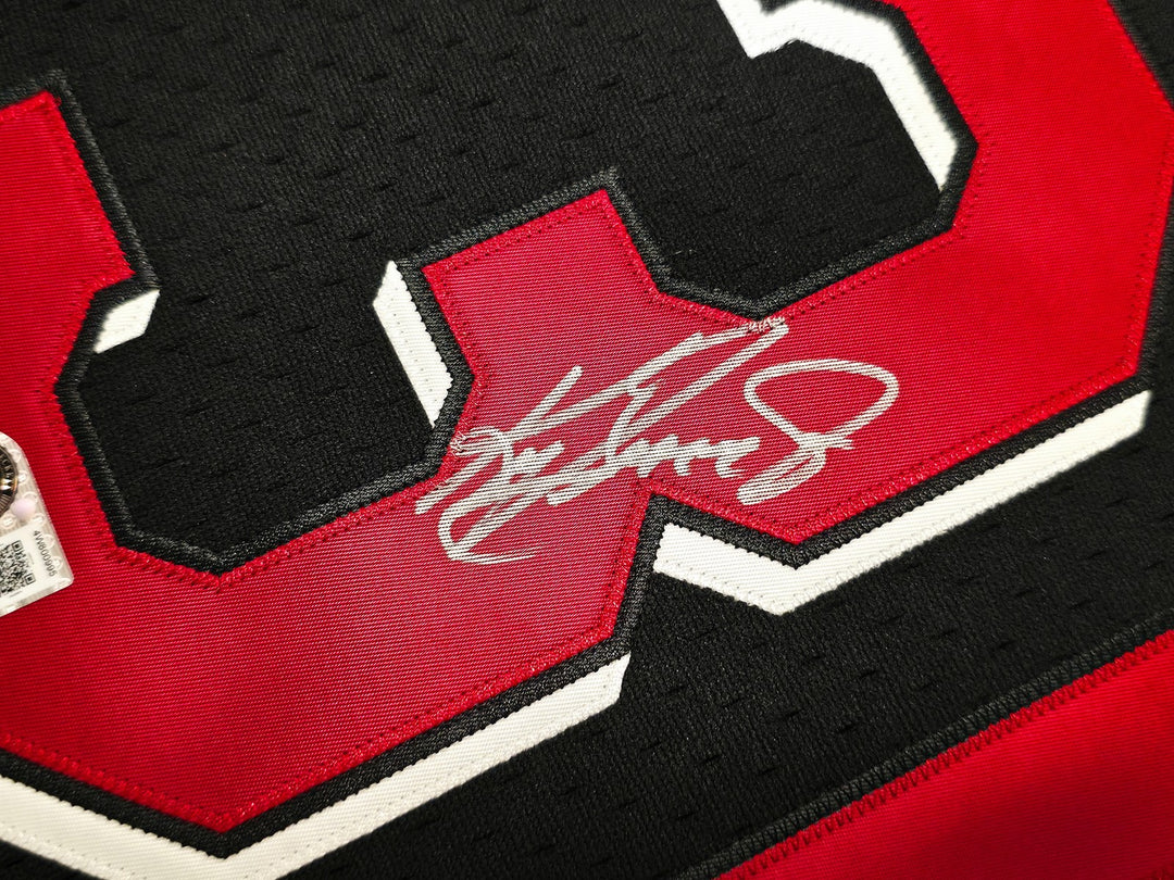 Cincinnati Reds Ken Griffey Jr. Signed Black Mitchell & Ness BP Jersey Size 48