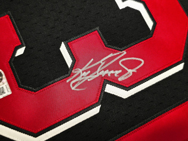 Cincinnati Reds Ken Griffey Jr. Signed Black Mitchell & Ness BP Jersey Size 48