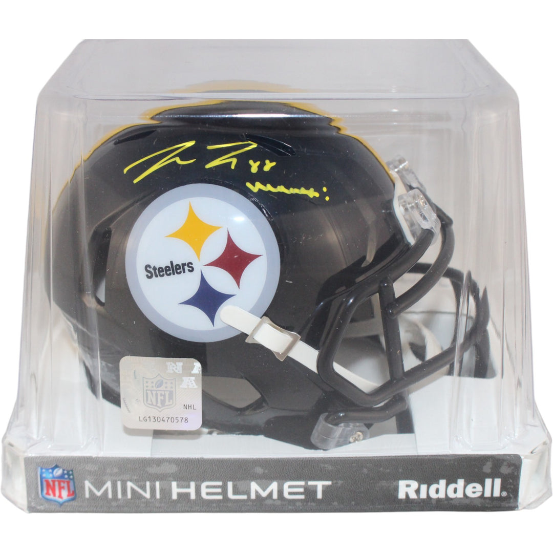 Pat Freiermuth Autographed Pittsburgh Steelers Mini Helmet MUTH Beckett W 53149