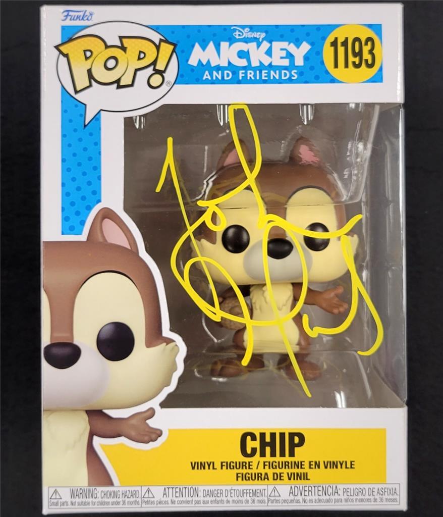 John Mulaney signed Disney Chip Funko Pop! Figure autograph (B)~ Beckett BAS