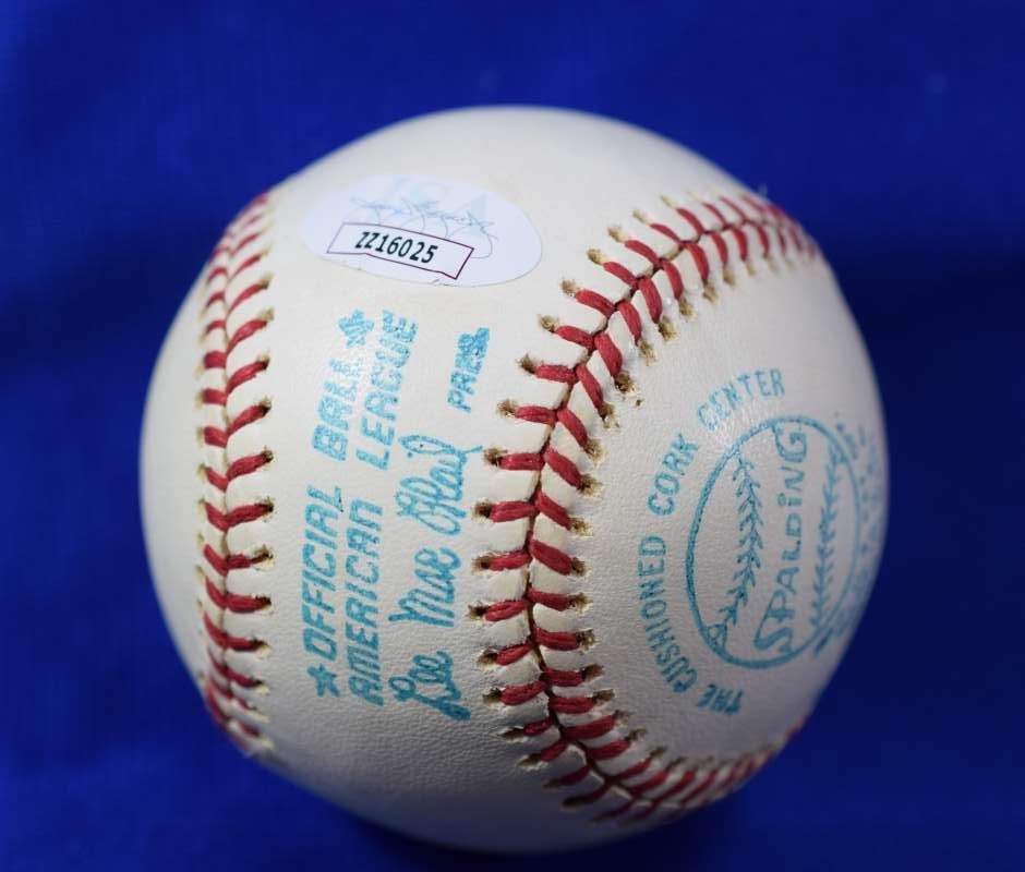 Billy Martin JSA LOA Autograph Mac Phail American League OAL Signed Baseball
