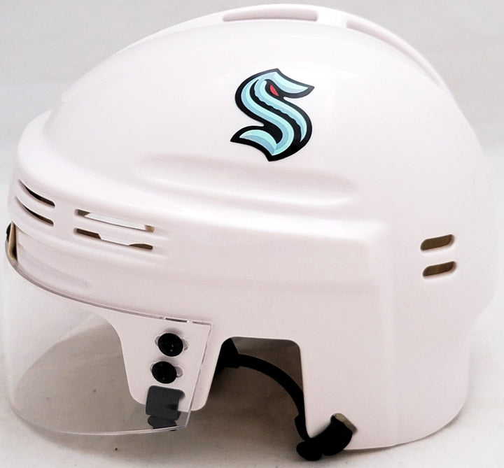 Jordan Eberle Autographed Signed Seattle Kraken White Mini Helmet Fanatics Holo