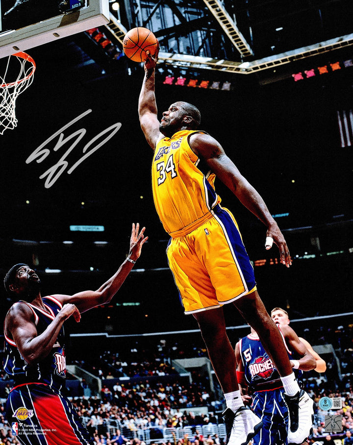 Shaquille Shaq O'Neal Signed 16x20 Photo Los Angeles Lakers Fanatics Holo