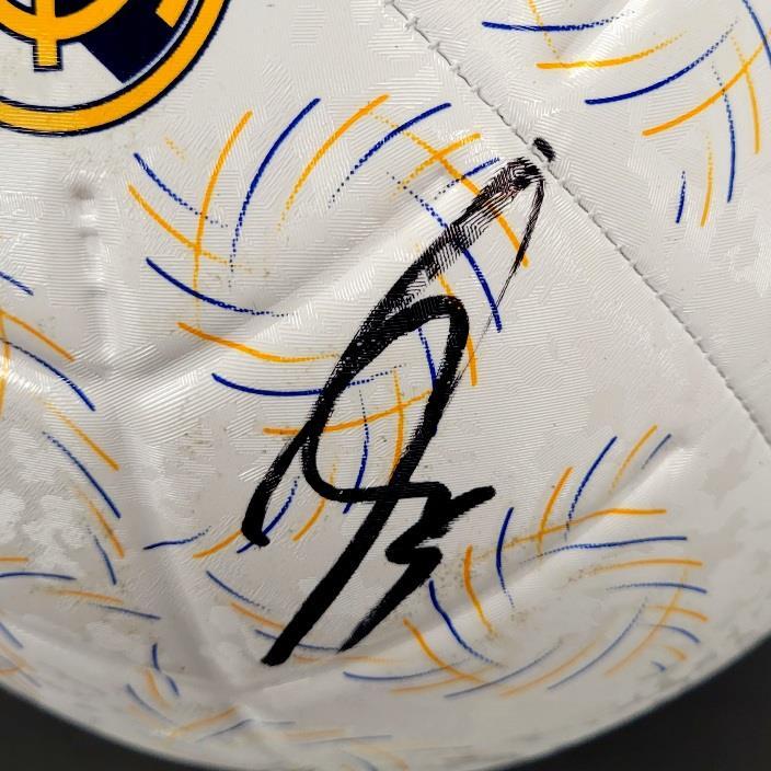 Karim Benzema signed Adidas Real Madrid Soccer Ball autograph (C) ~ Beckett BAS