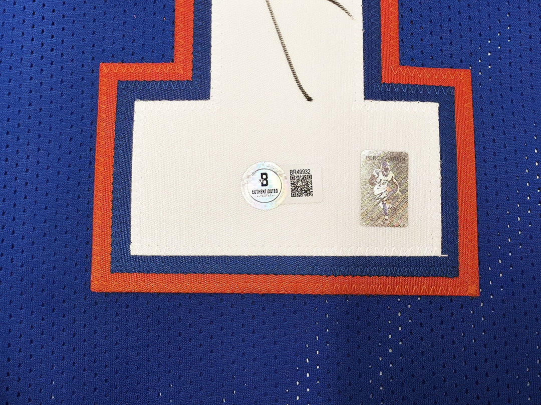 Florida Gators Percy Harvin Autographed Signed Blue Jersey "#11" Beckett