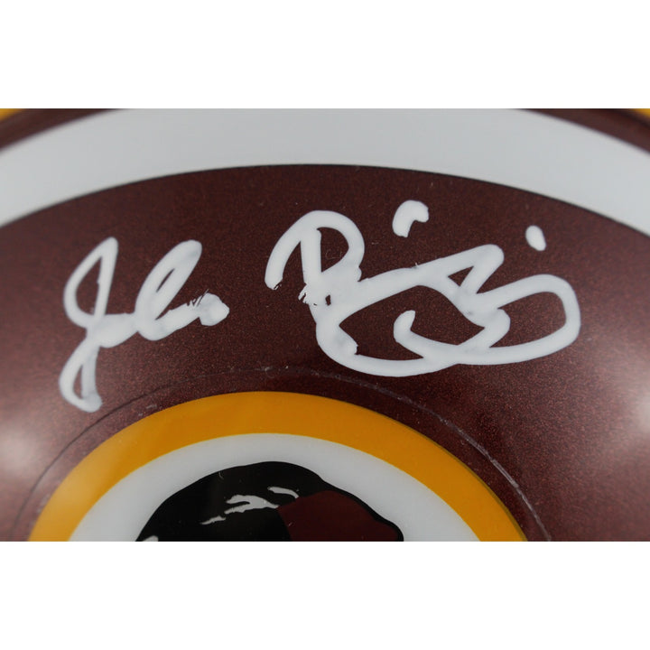 John Riggins Autographed Washington Redskins TB VSR4 Mini Helmet Beckett 49755